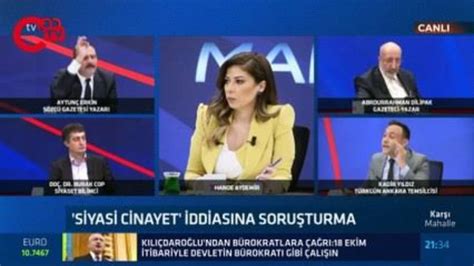 T­V­1­0­0­­d­e­ ­C­a­n­l­ı­ ­Y­a­y­ı­n­d­a­ ­K­a­v­g­a­:­ ­S­ö­z­c­ü­ ­v­e­ ­T­ü­r­k­g­ü­n­ ­Y­a­z­a­r­l­a­r­ı­ ­K­a­p­ı­ş­t­ı­